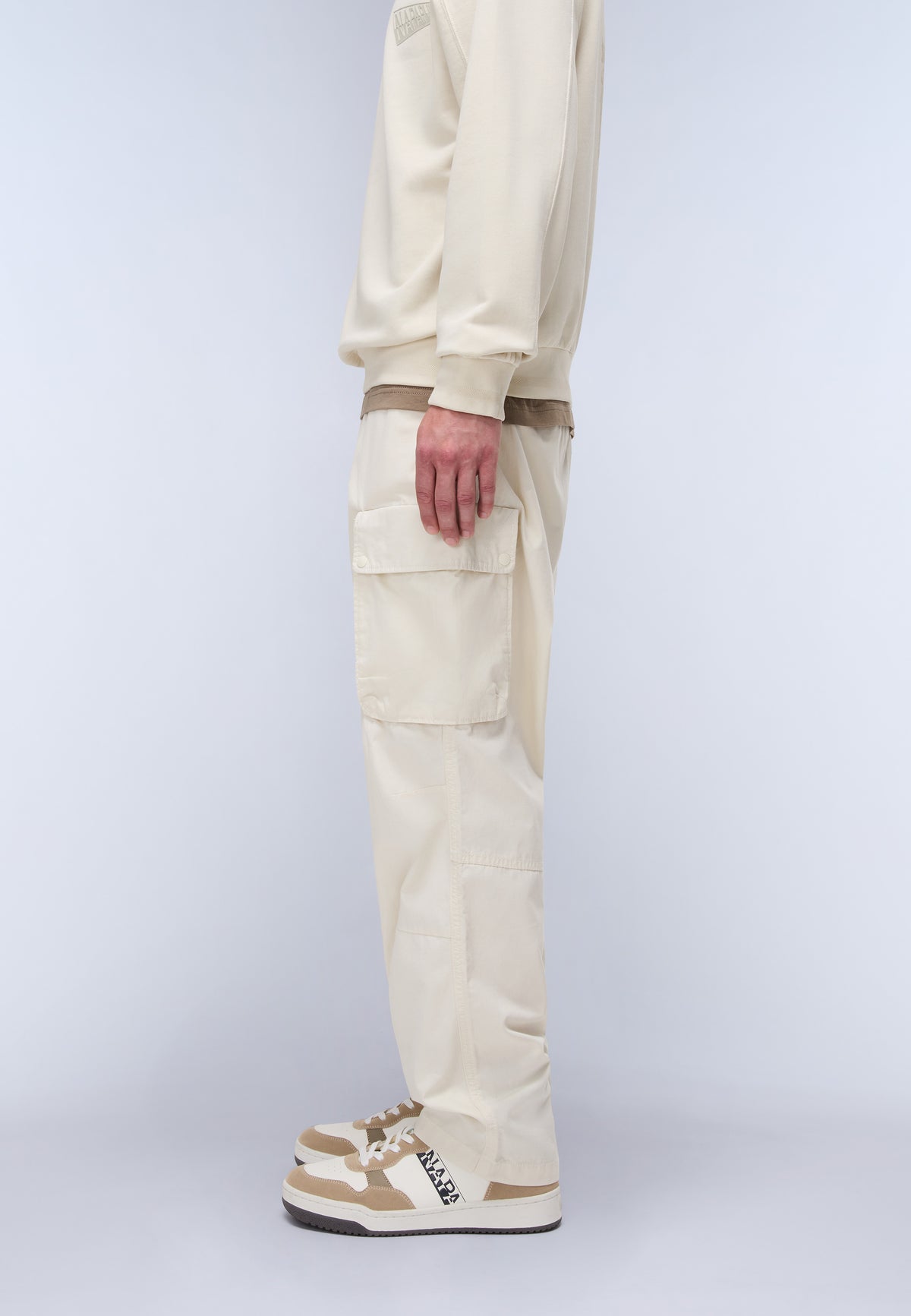 Tures Cargo Trousers Beige - 3