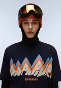 Fiemme Jersey Short Sleeve T-Shirt Dark Blue - 2
