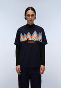 Fiemme Jersey Short Sleeve T-Shirt Dark Blue - 3