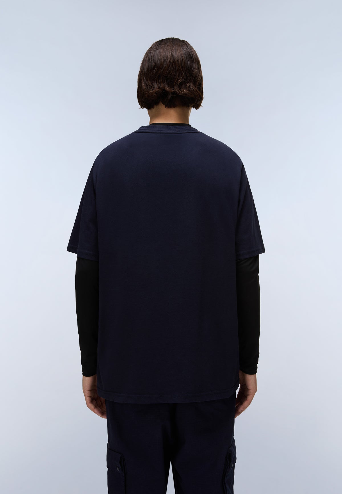 Fiemme Jersey Short Sleeve T-Shirt Dark Blue - 4