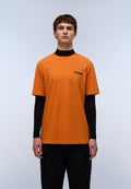 Kurzärmeliges Jersey-T-Shirt Fiemme Orange Pumpkin - 3