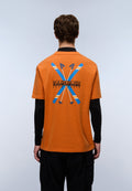 Kurzärmeliges Jersey-T-Shirt Fiemme Orange Pumpkin - 4