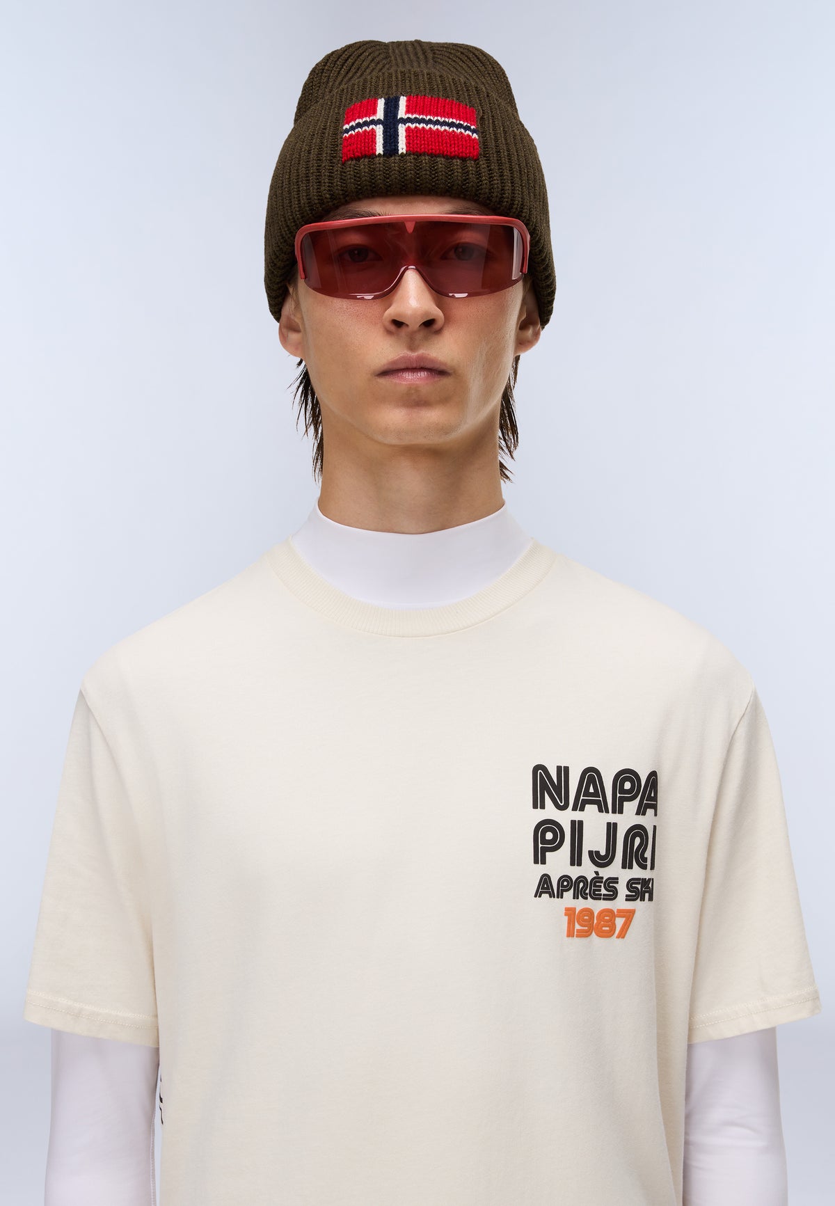 Kurzärmeliges Jersey-T-Shirt Fiemme Weiss FWA - 2