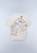 Kurzärmeliges Jersey-T-Shirt Fiemme Weiss FWA - 2