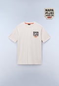 Kurzärmeliges Jersey-T-Shirt Fiemme Weiss FWA - 1