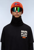 Kurzärmeliges Jersey-T-Shirt Fiemme Schwarz FWC - 2
