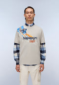 Kurzärmeliges Jersey-T-Shirt Fiemme Grau Will - 3