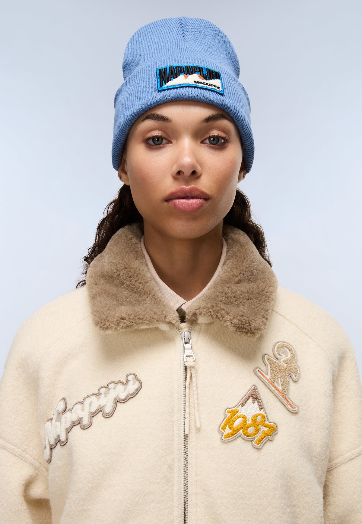 Montepiana Beanie Blue Denim - 3