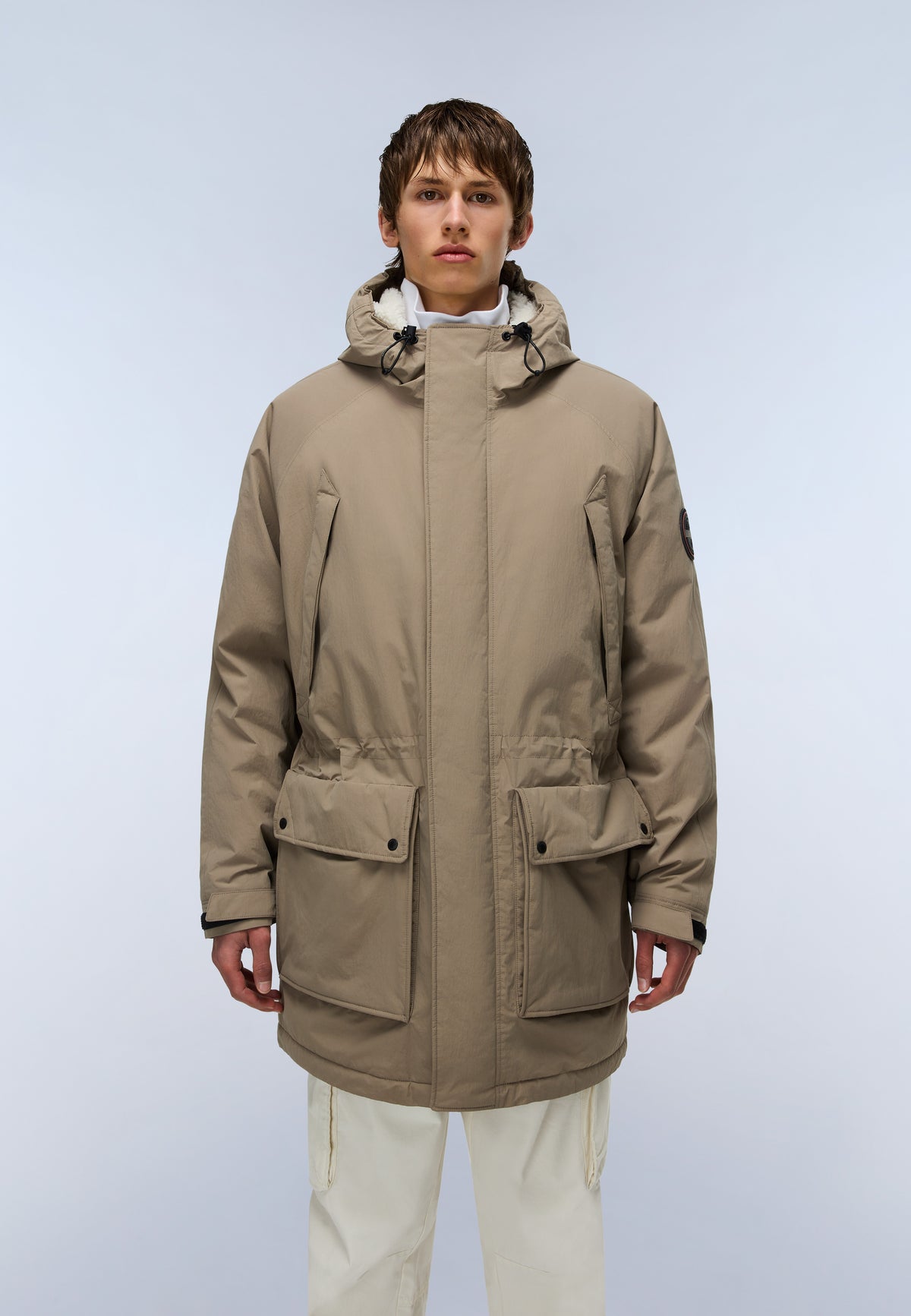 Giacca Parka Diries Beige - 4