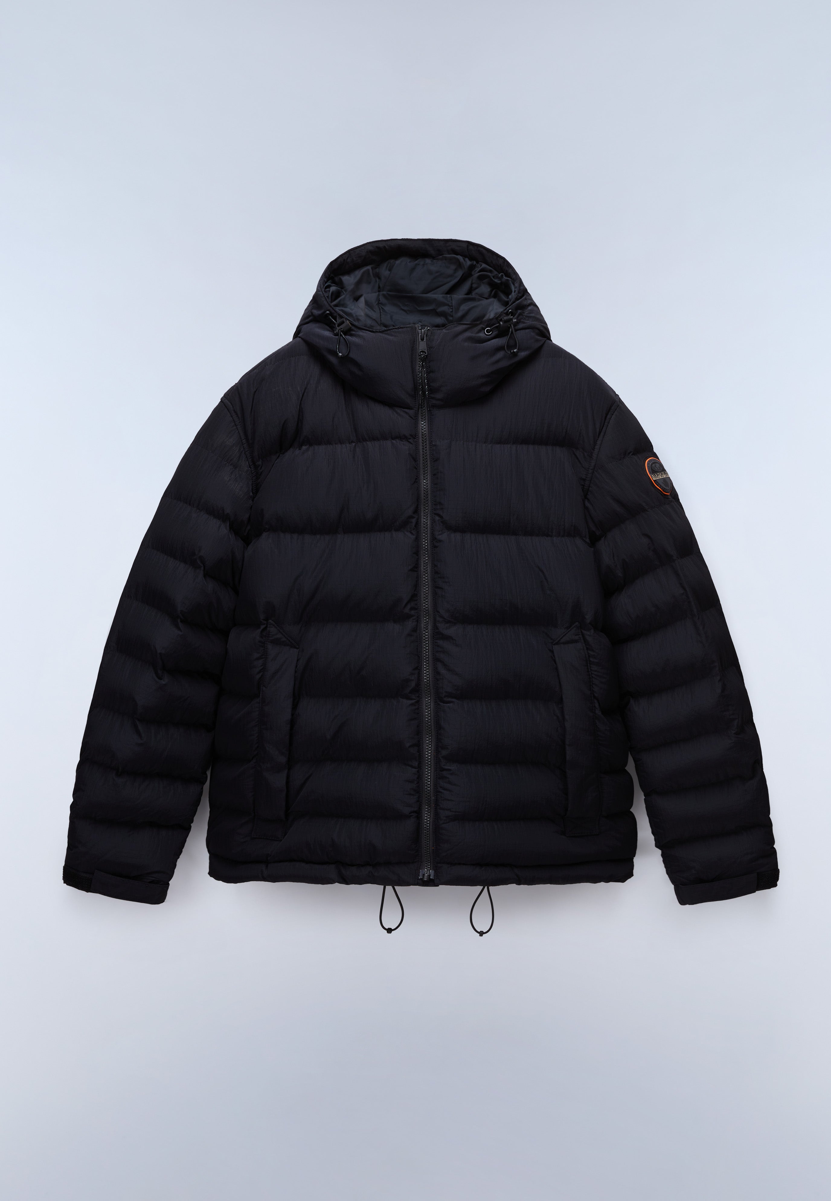 NAPAPIJRI ブラック ダウンジャケット Vest Napapijri Padded Coat Black Puffer Napapijri Puffer Coat