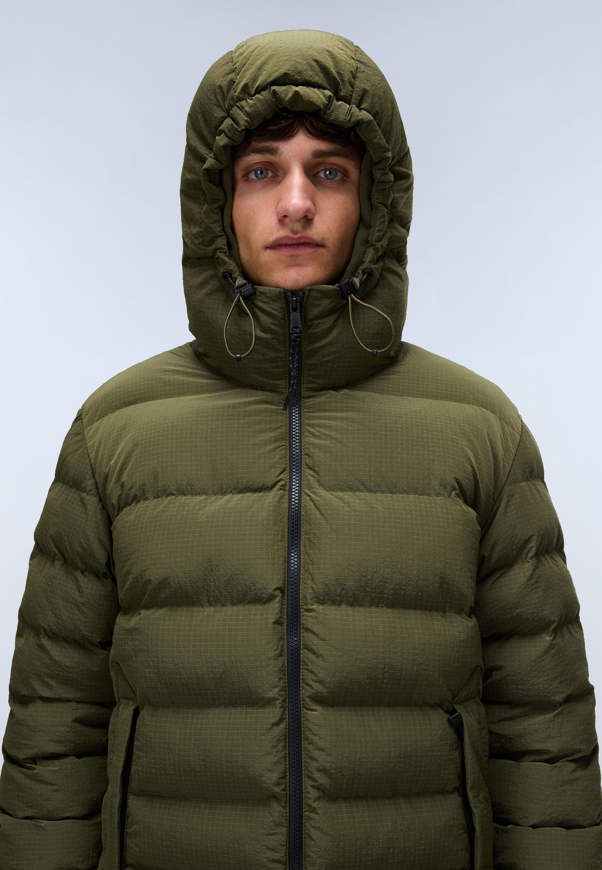 Chaqueta Acolchada Terez Verde Olive Night - 2