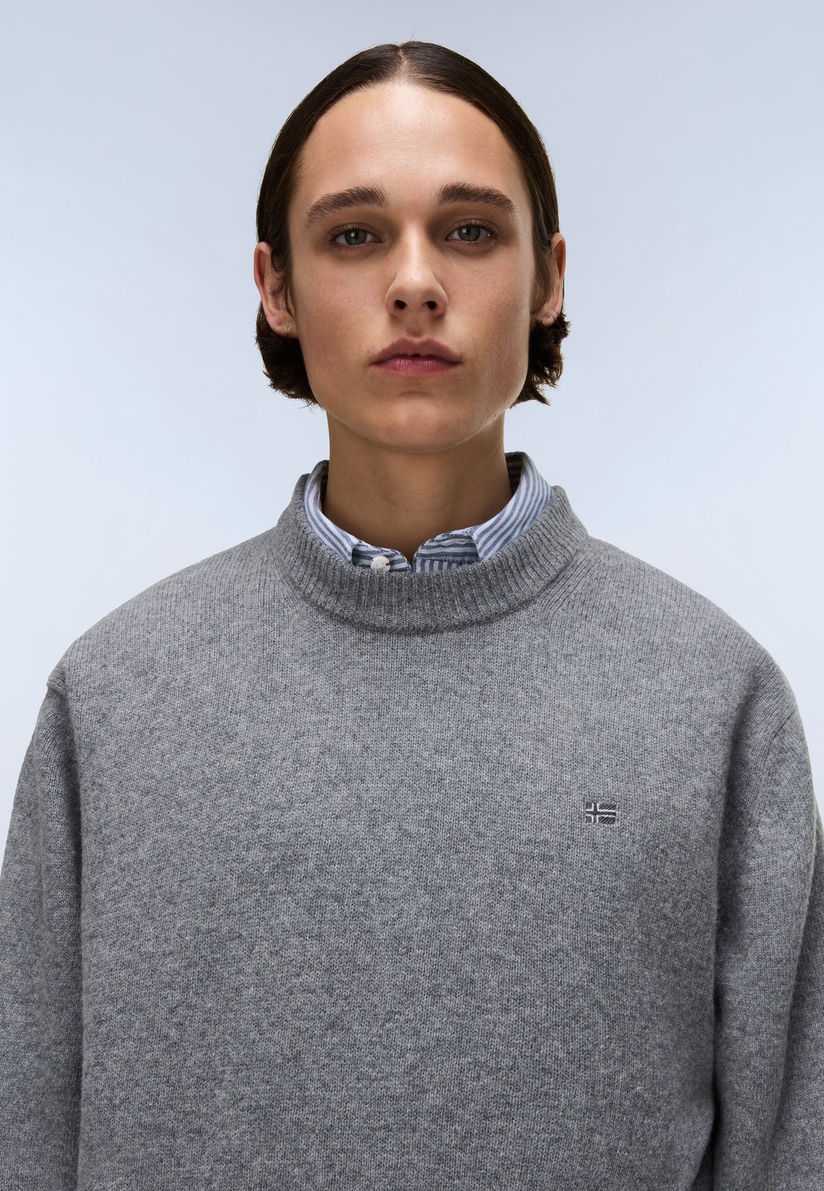 Ordin Jumper Medium Grey Melange - 2