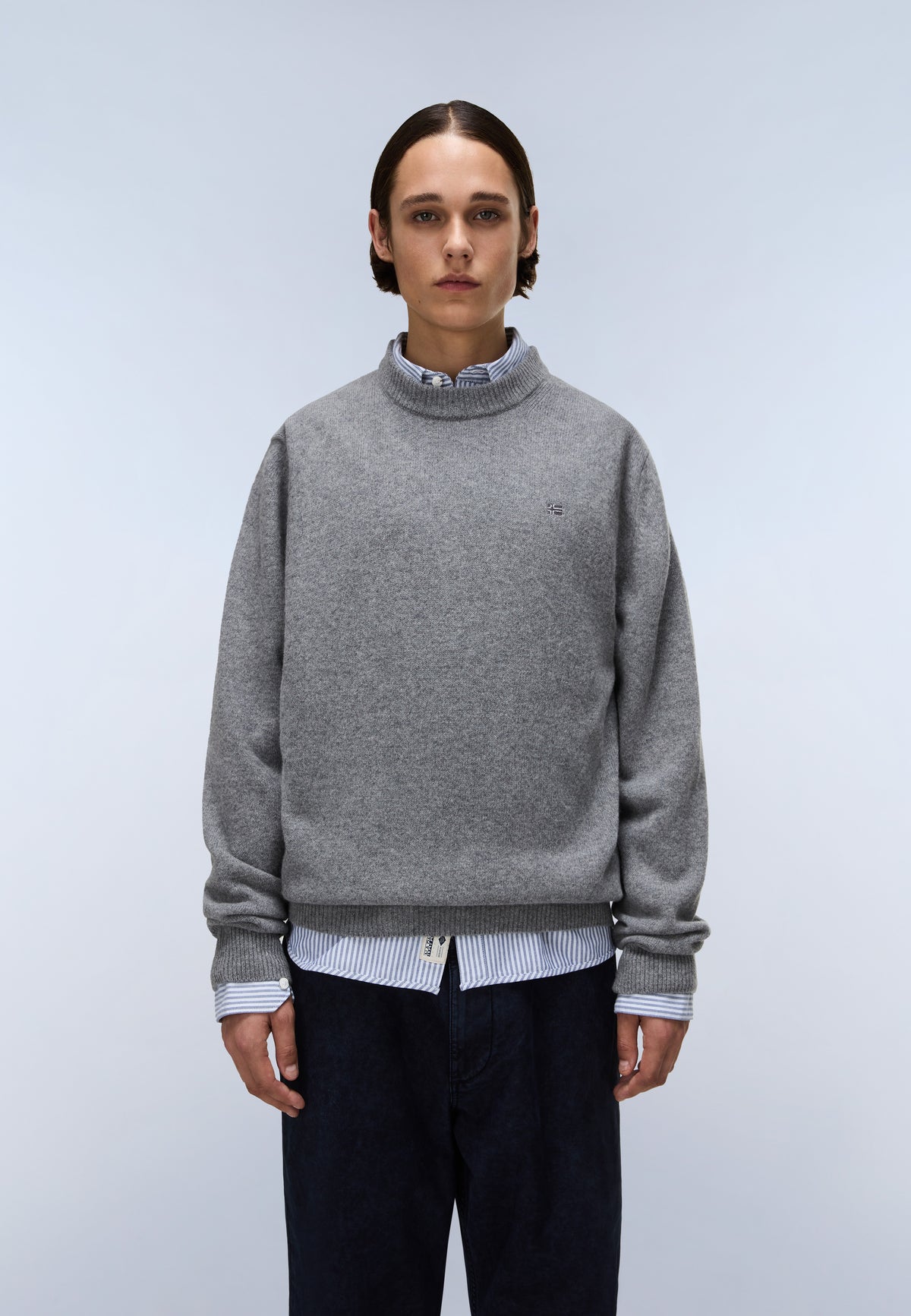 Ordin Jumper Medium Grey Melange - 3