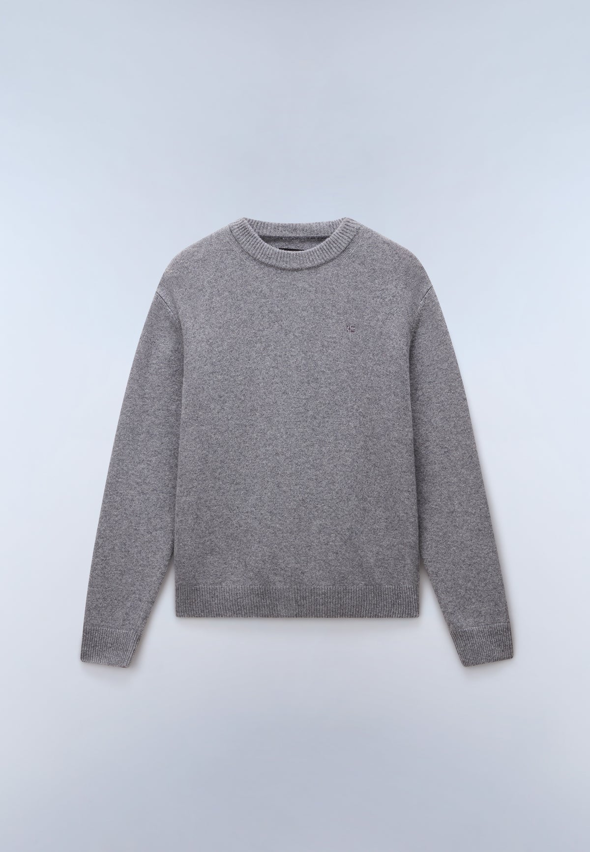 Ordin Jumper Medium Grey Melange - 1
