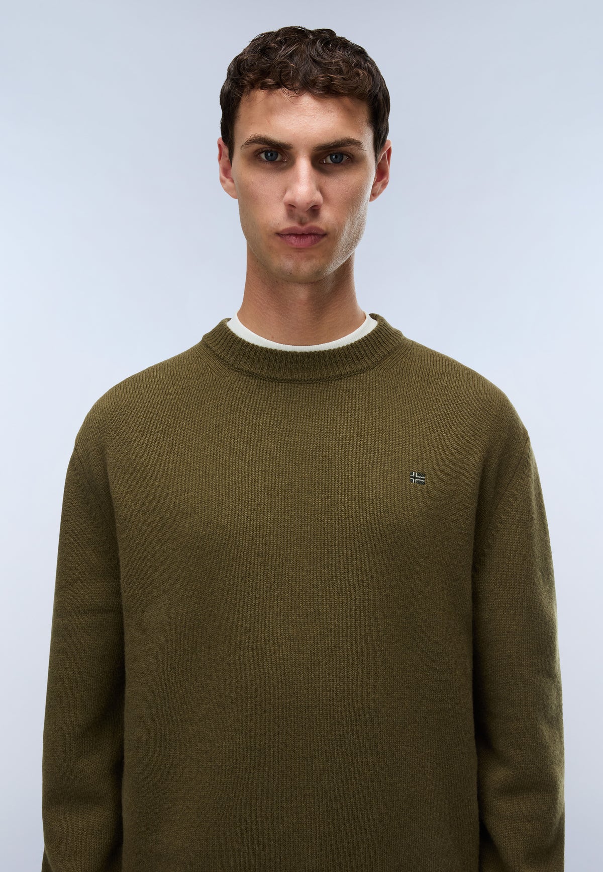 Napapijri Ordin Jumper Green Olive Night Men - 2