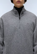 Ordin Half-Zip Jumper Medium Grey Melange - 4