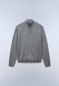 Ordin Half-Zip Jumper Medium Grey Melange - 1