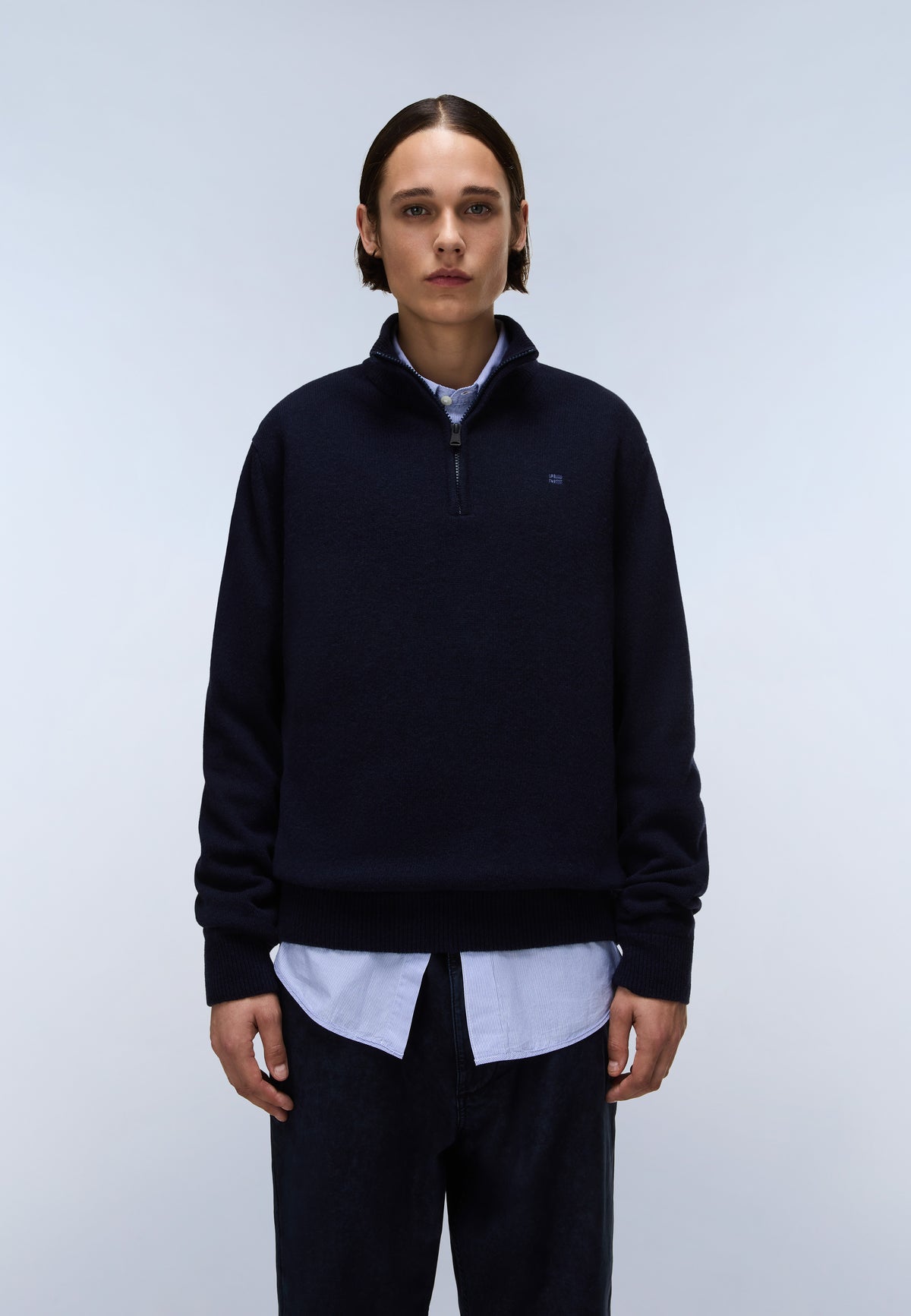 Ordin Half-Zip Jumper Dark Blue - 2
