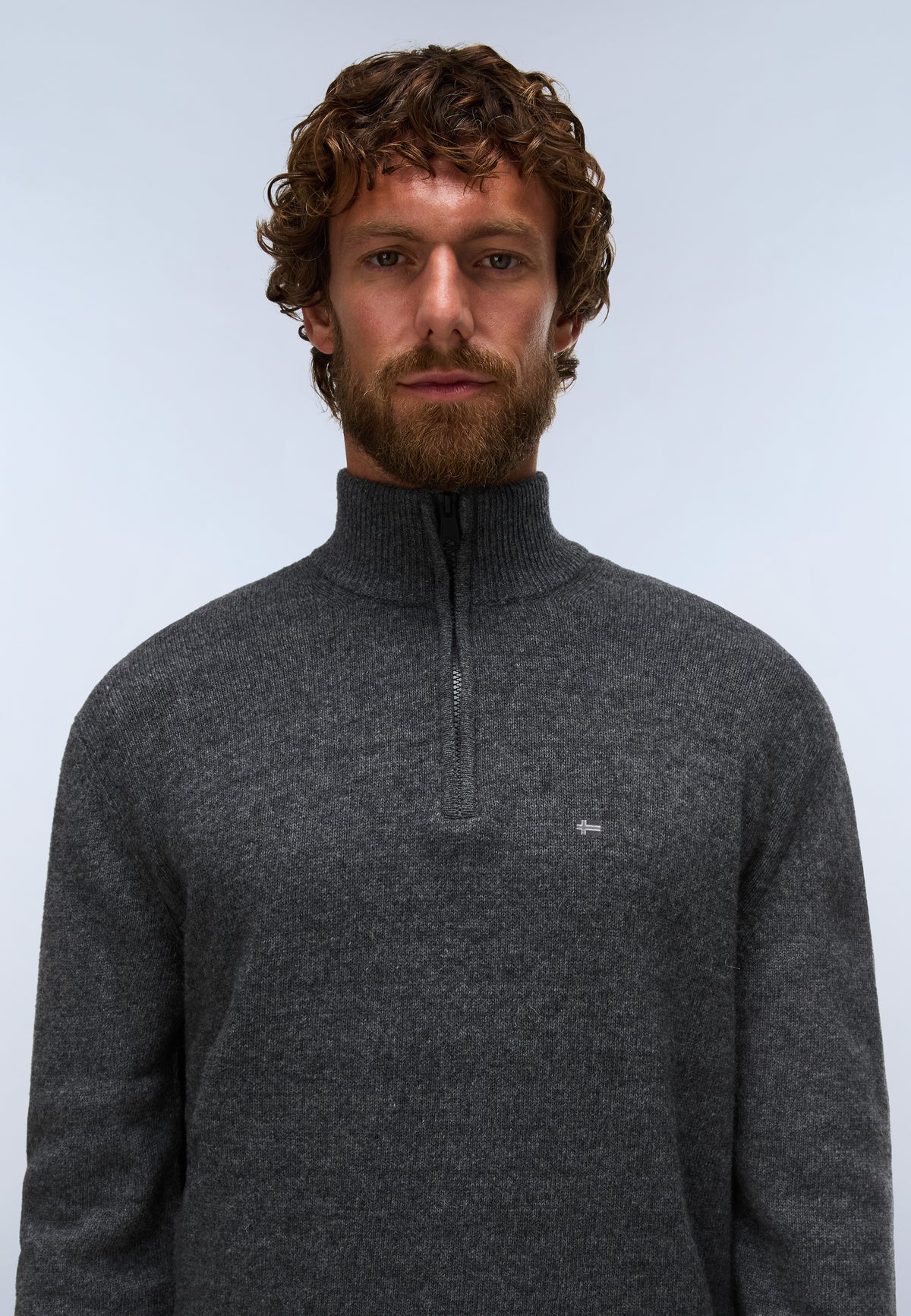 Pullover mit Kurzem Reißverschluss Ordin  - 2