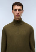 Napapijri Ordin Half-Zip Jumper Green Olive Night Men - 2