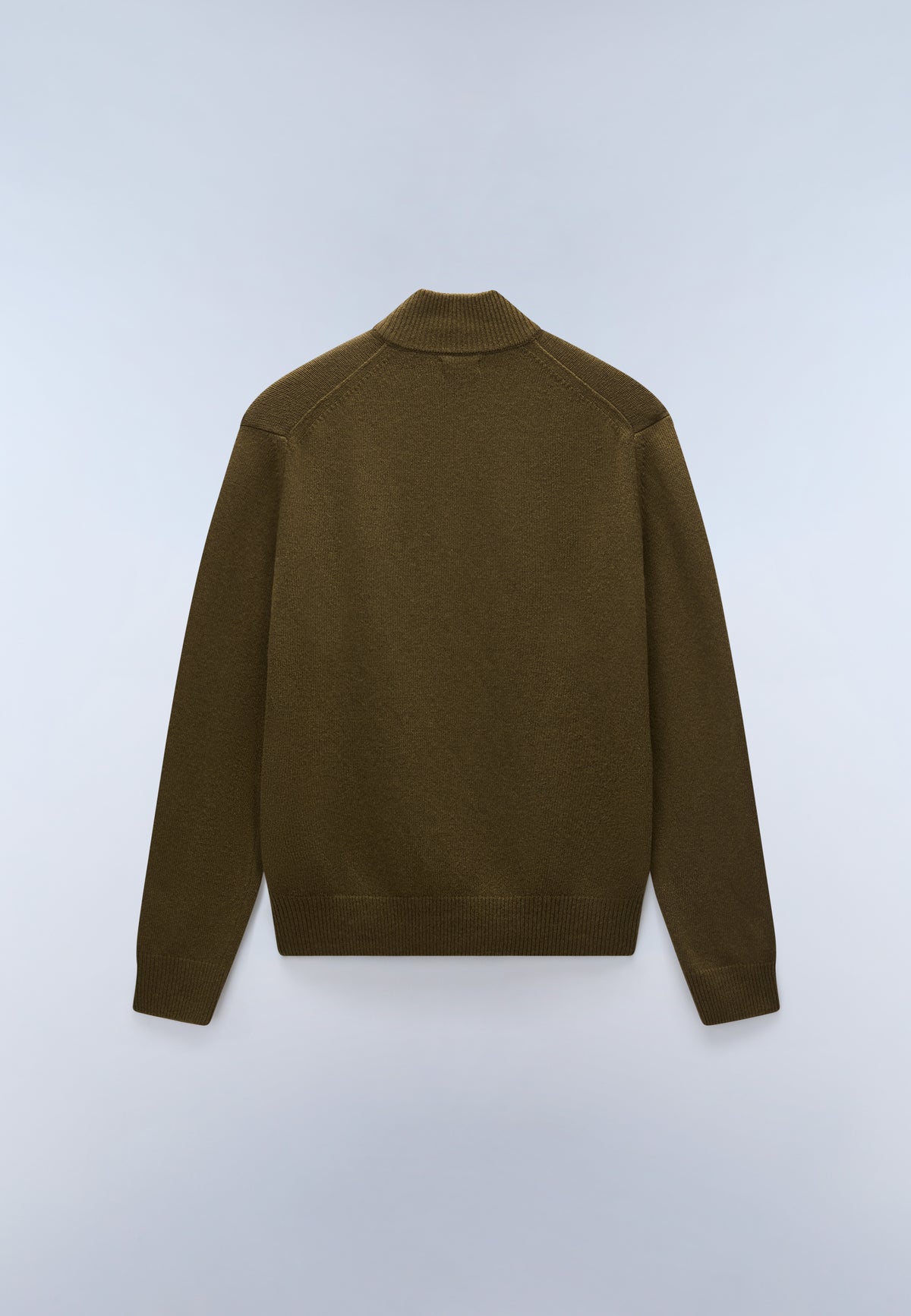 Napapijri Pull à Col Zippé Ordin Vert Olive Night Homme - 2