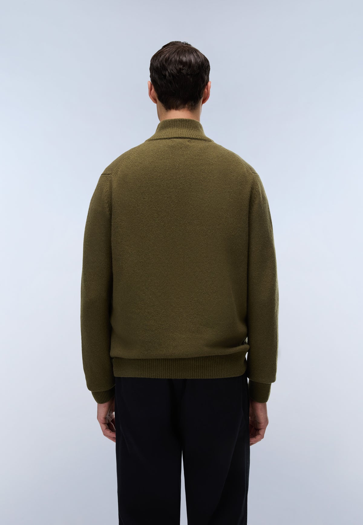 Napapijri Ordin Half-Zip Jumper Green Olive Night Men - 4