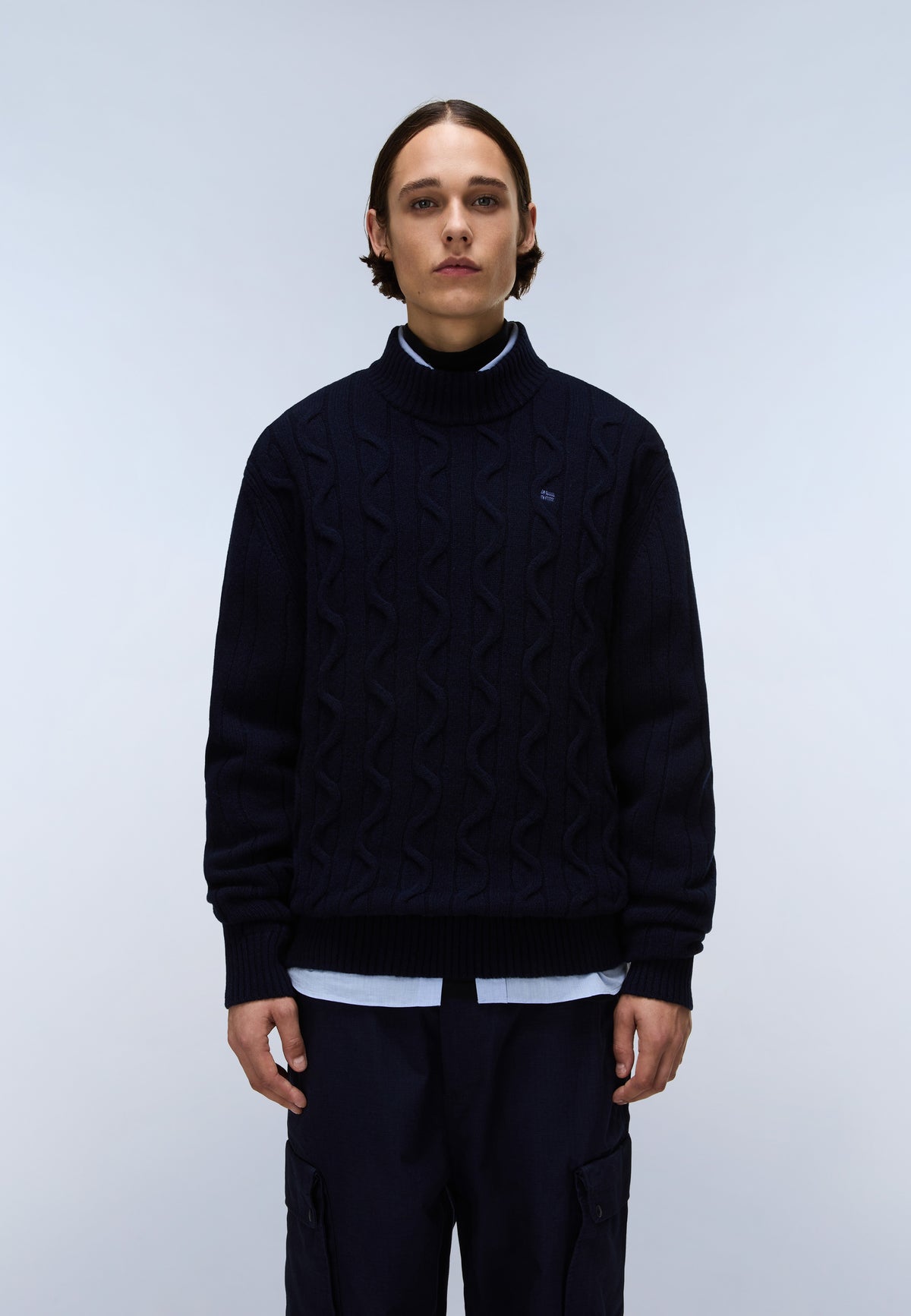 Nino Turtleneck Jumper Dark Blue - 2
