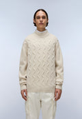 Nino Turtleneck Jumper White - 2