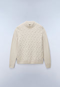 Nino Turtleneck Jumper White - 1