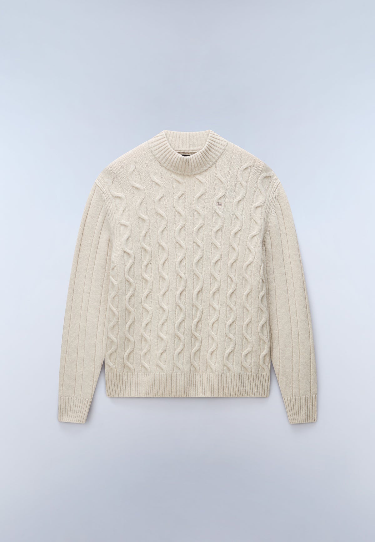 Nino Turtleneck Jumper White - 1