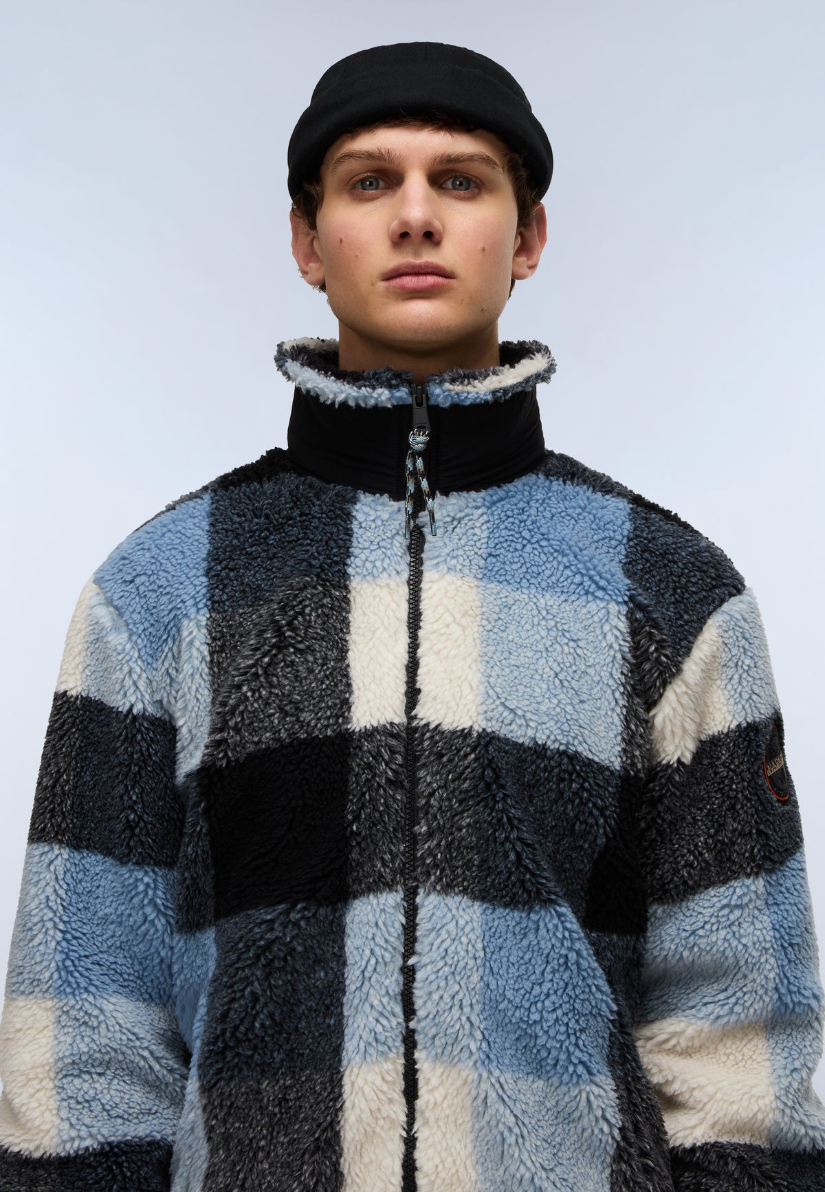 Felpa in Pile Montepiana Multicolour Check CBY - 2