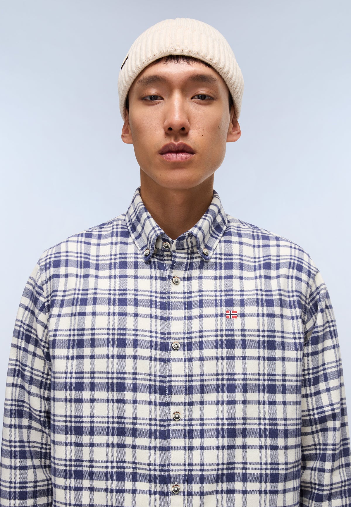 Trekking Long Sleeve Shirt Multicolour Check CBQ - 2
