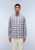 Trekking Long Sleeve Shirt Multicolour Check CBQ - 3