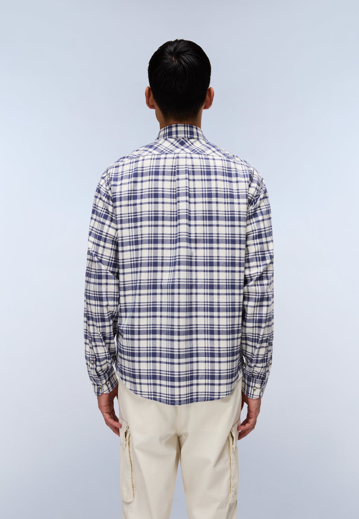 Trekking Long Sleeve Shirt Multicolour Check CBQ - 5