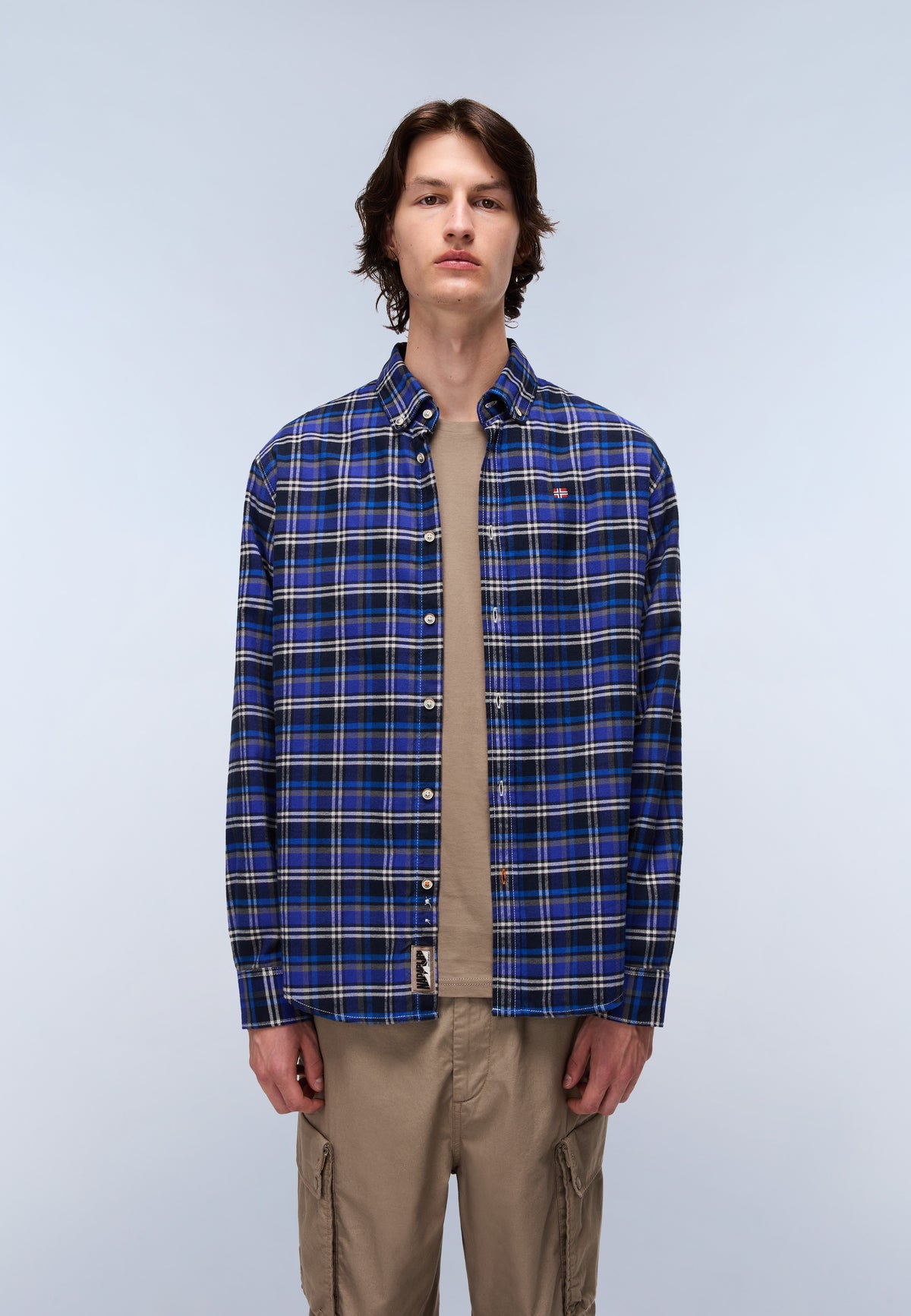 Trekking Long Sleeve Shirt Multicolour Check CBR - 2