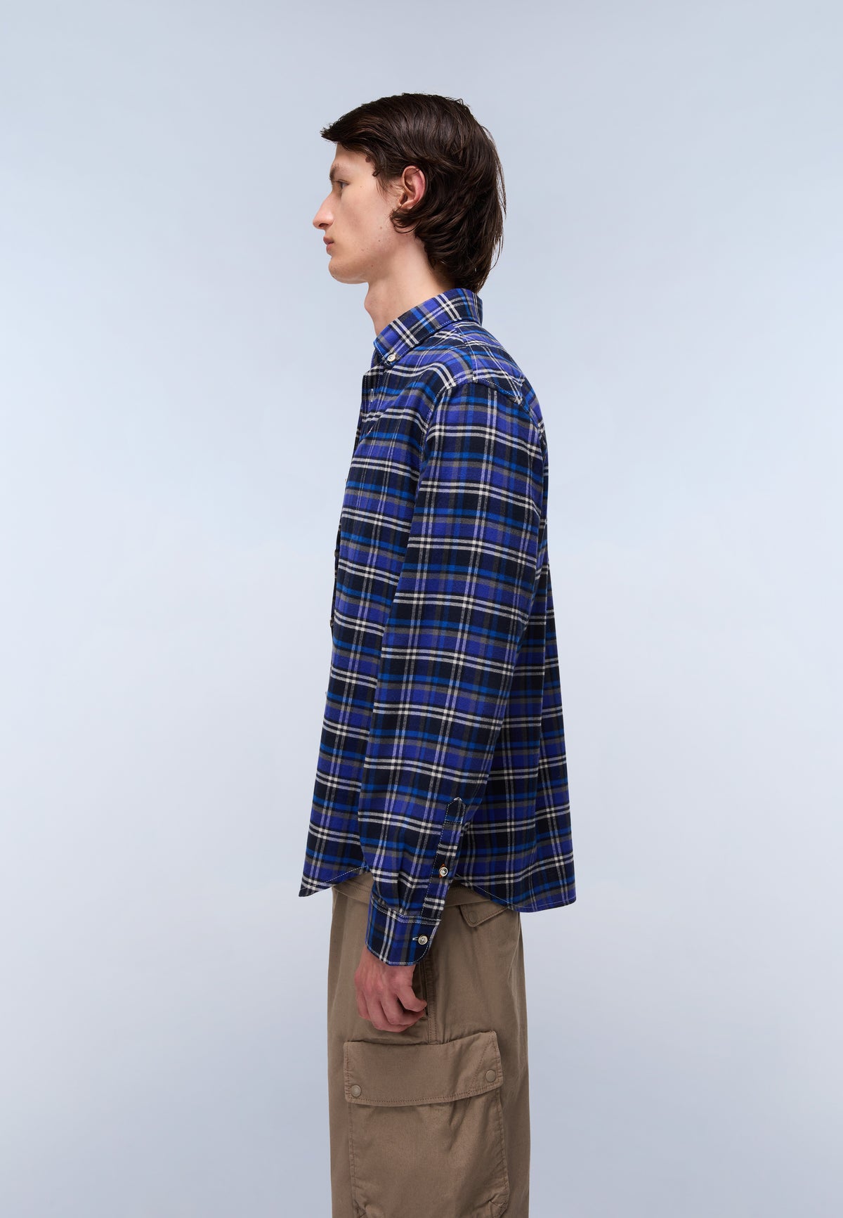 Trekking Long Sleeve Shirt Multicolour Check CBR - 3