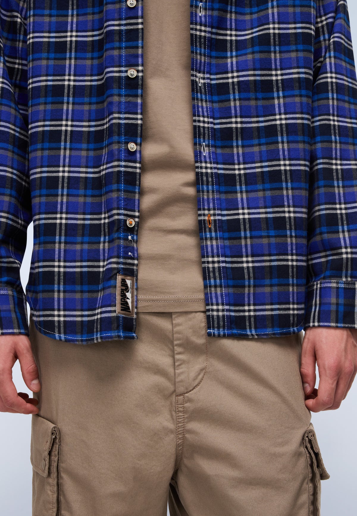 Trekking Long Sleeve Shirt Multicolour Check CBR - 6