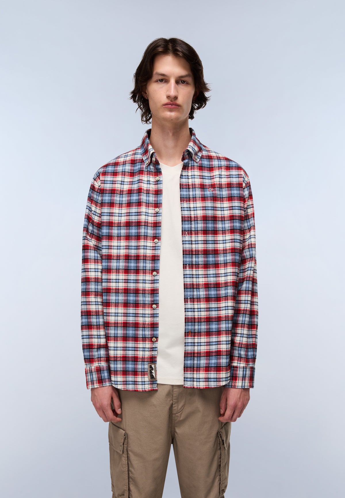 Trekking Long Sleeve Shirt Multicolour Check CBU - 3