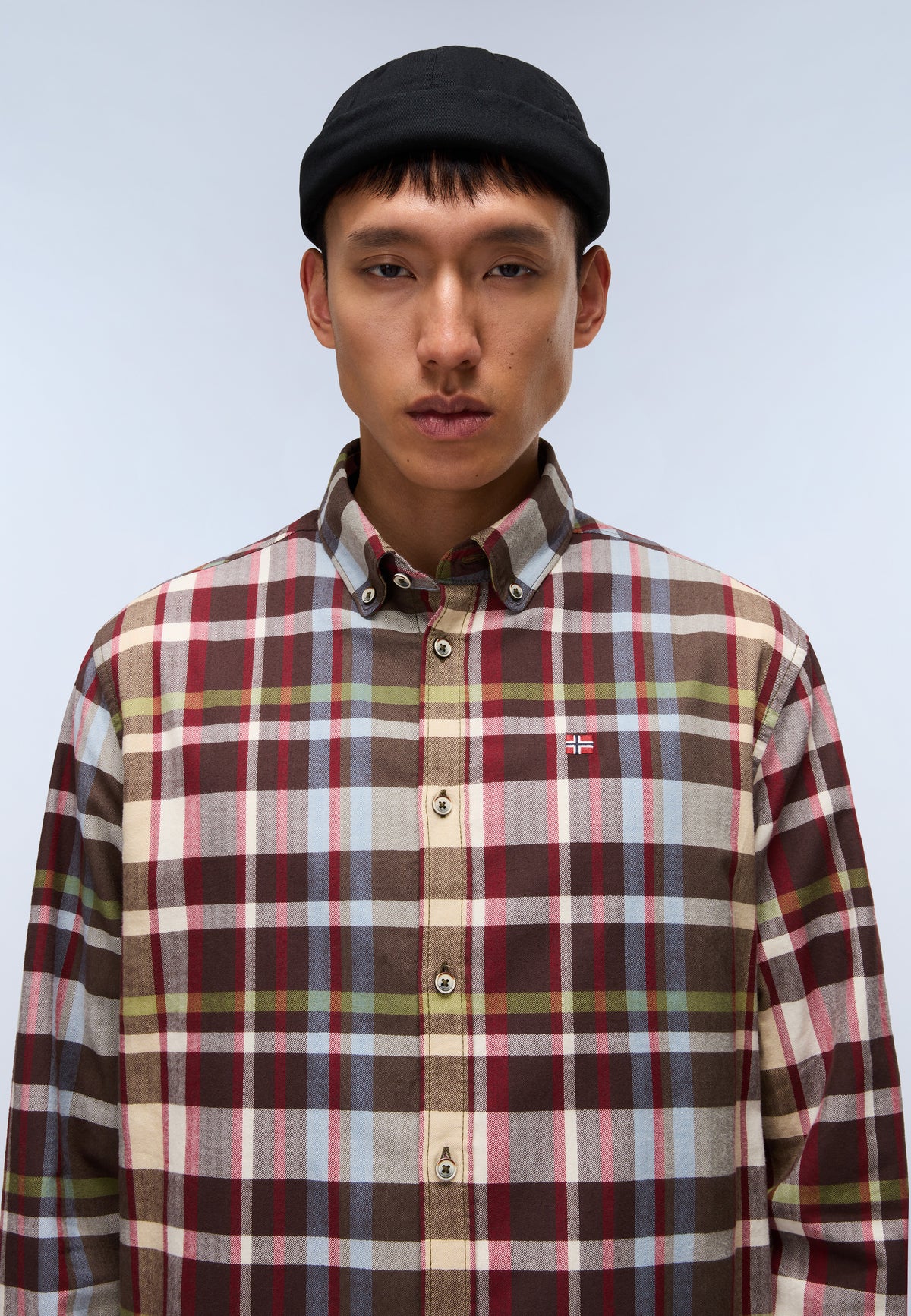 Trekking Long Sleeve Shirt Multicolour Check CBX - 2