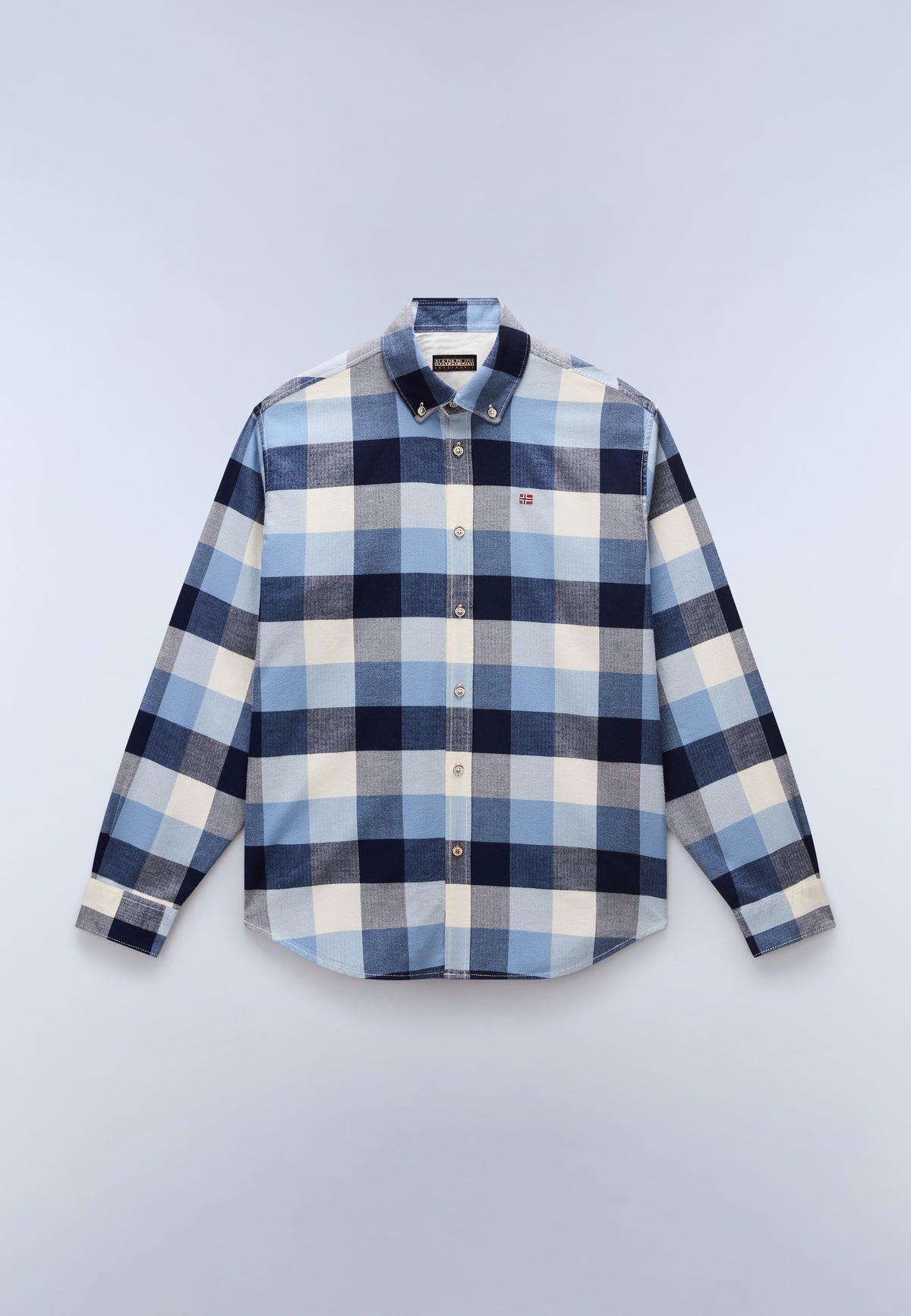 Trekking Long Sleeve Shirt Multicolour Check CBZ - 1