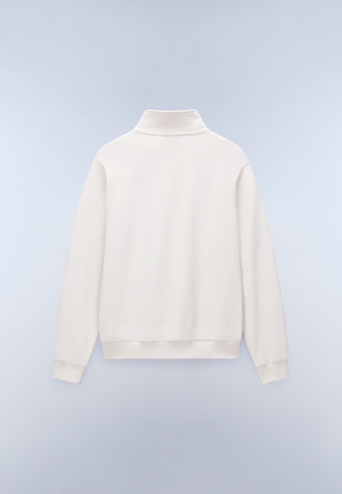 Felpa con Mezza Zip in French Terry Small Box  - 5