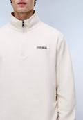 Felpa con Mezza Zip in French Terry Small Box  - 4