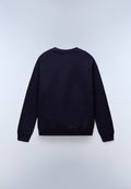Elevated Logo French Terry Sweatshirt Dark Blue - 6