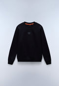 Elevated Logo French Terry Sweatshirt Black - 1