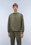Elevated Logo French Terry Sweatshirt Green Tea Leaf - 4
