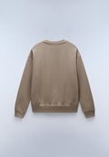 Elevated Logo French Terry Sweatshirt Beige - 6