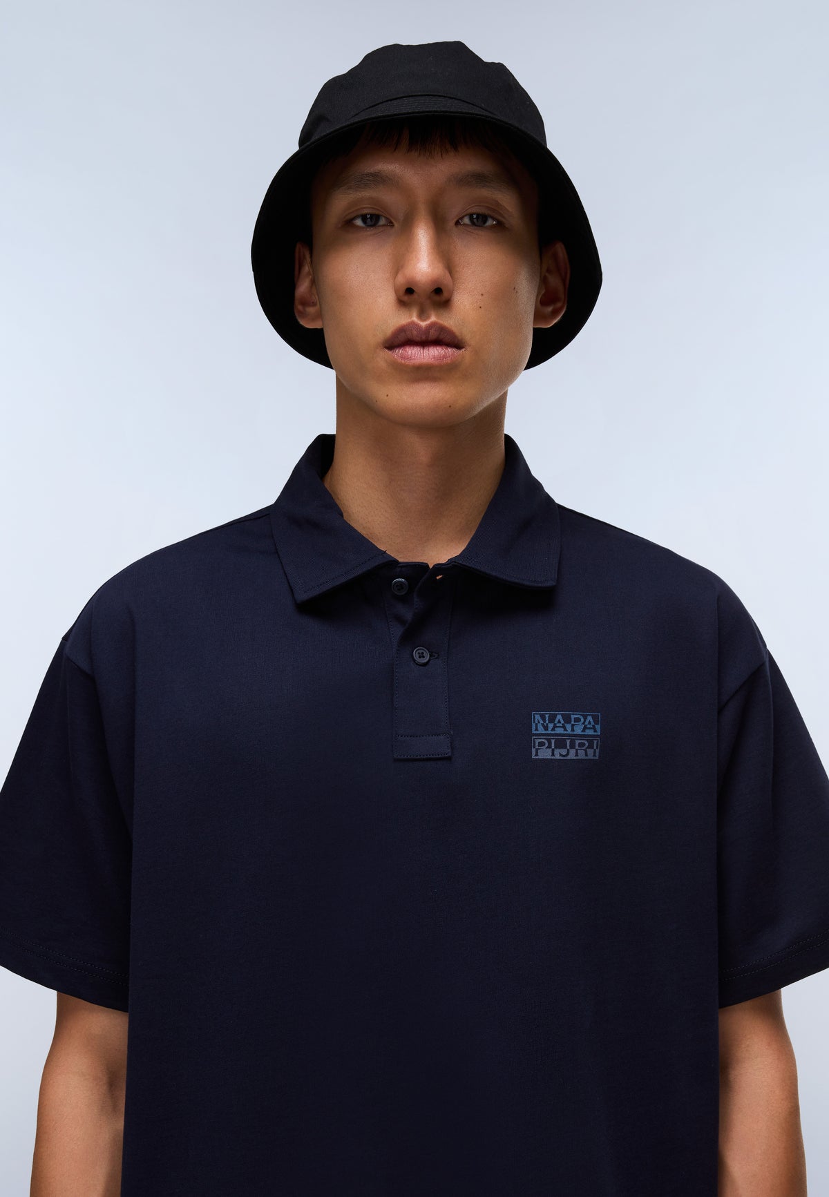 Polo de Punto de Manga Corta con Logotipo Elevated Dark Blue - 2