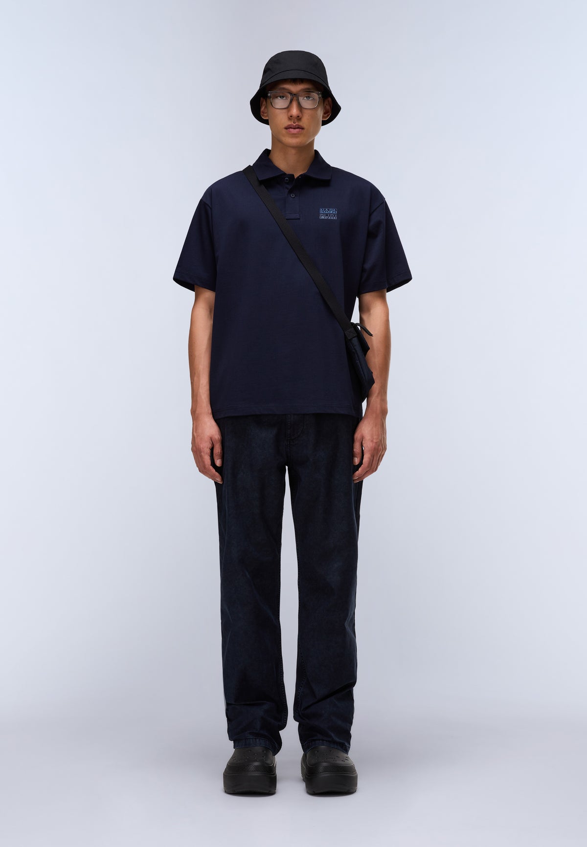 Polo de Punto de Manga Corta con Logotipo Elevated Dark Blue - 3