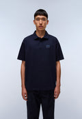 Polo à Manches Courtes en Jersey Elevated Logo Dark Blue - 4