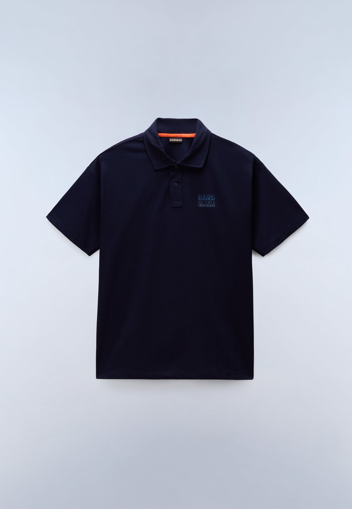 Polo de Punto de Manga Corta con Logotipo Elevated Dark Blue - 1